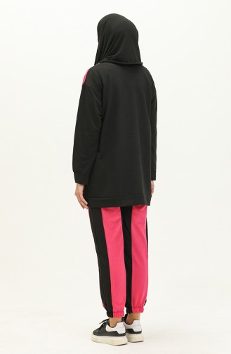 Sun Baskılı İkili Takım 508 Pembe