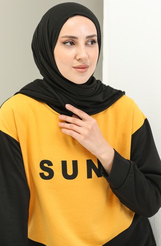 Sun Baskılı İkili Takım 508 Sarı