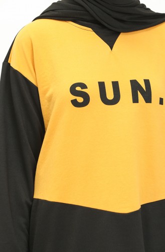 Sun Baskılı İkili Takım 508 Sarı