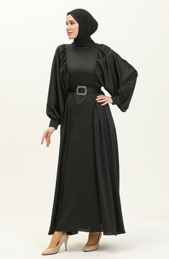 Black İslamitische Avondjurk 6020-03