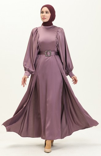 Lilac İslamitische Avondjurk 6020-04