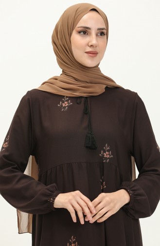 Brown İslamitische Jurk 4083-09