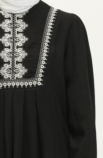 Aerobin Fabric Embroidered Dress 24Y8953-03 Black 24Y8953-03