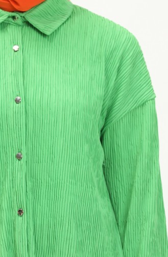 Piliseli Tunik Pantolon İkili Takım 9189-01 Yeşil