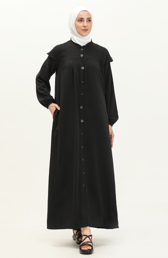 Elastic Sleeve Dress 24Y8729-06 Black 24Y8729-06