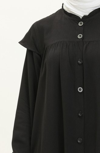 Kleid mit Gummizug 24Y8729-06 Schwarz 24Y8729-06