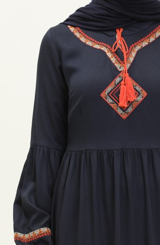 Besticktes Belmando Kleid 24Y8856-04 Marineblau 24Y8856-04