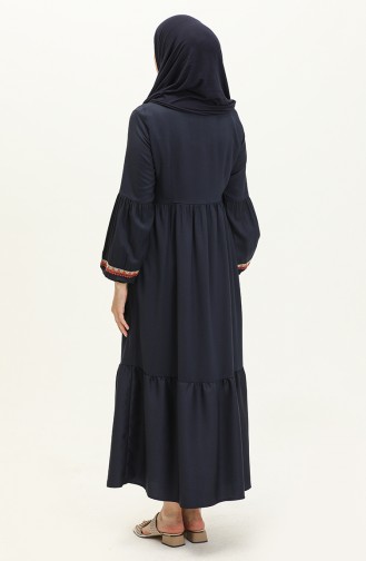 Besticktes Belmando Kleid 24Y8856-04 Marineblau 24Y8856-04