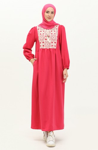 Fuchsia İslamitische Jurk 24Y8886-01