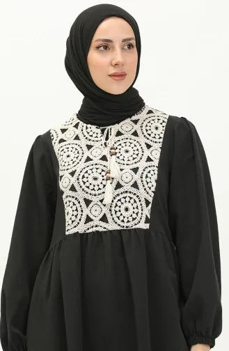 Robe En Dentelle 24Y8886-02 Noir 24Y8886-02