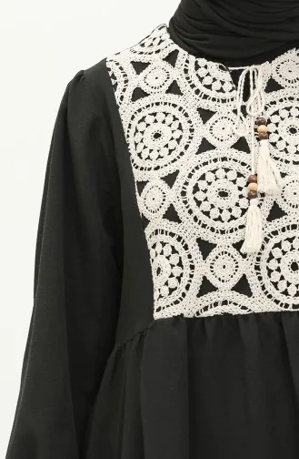 Robe En Dentelle 24Y8886-02 Noir 24Y8886-02