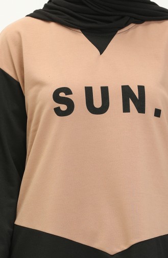 Sun Baskılı İkili Takım 508 Vizon