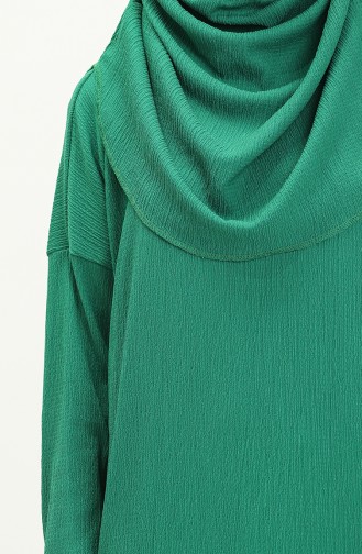 Green Hijab Dress 6718