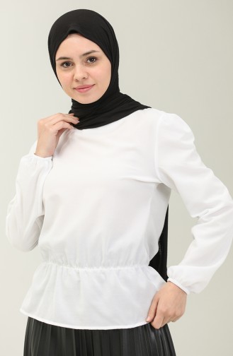 Weiß Tunikas 5276