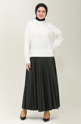Weiß Bluse 0011-01