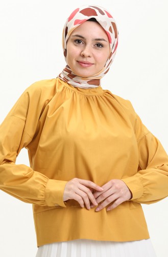 Senf Bluse 0011-04