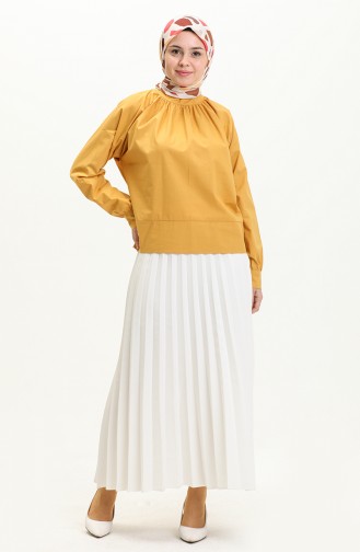 Senf Bluse 0011-04