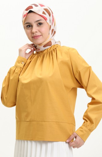 Senf Bluse 0011-04
