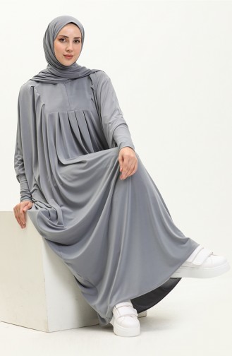 Oyya Plissee-Kleid Sandy 238446-02 Grau 238446-02