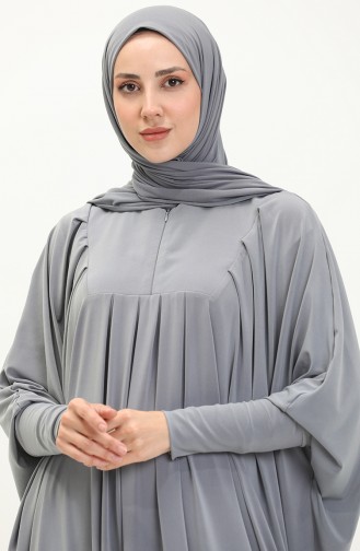 Oyya Plissee-Kleid Sandy 238446-02 Grau 238446-02
