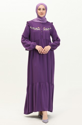 Besticktes Belmando Kleid 22Y8727-06 Lila 22Y8727-06