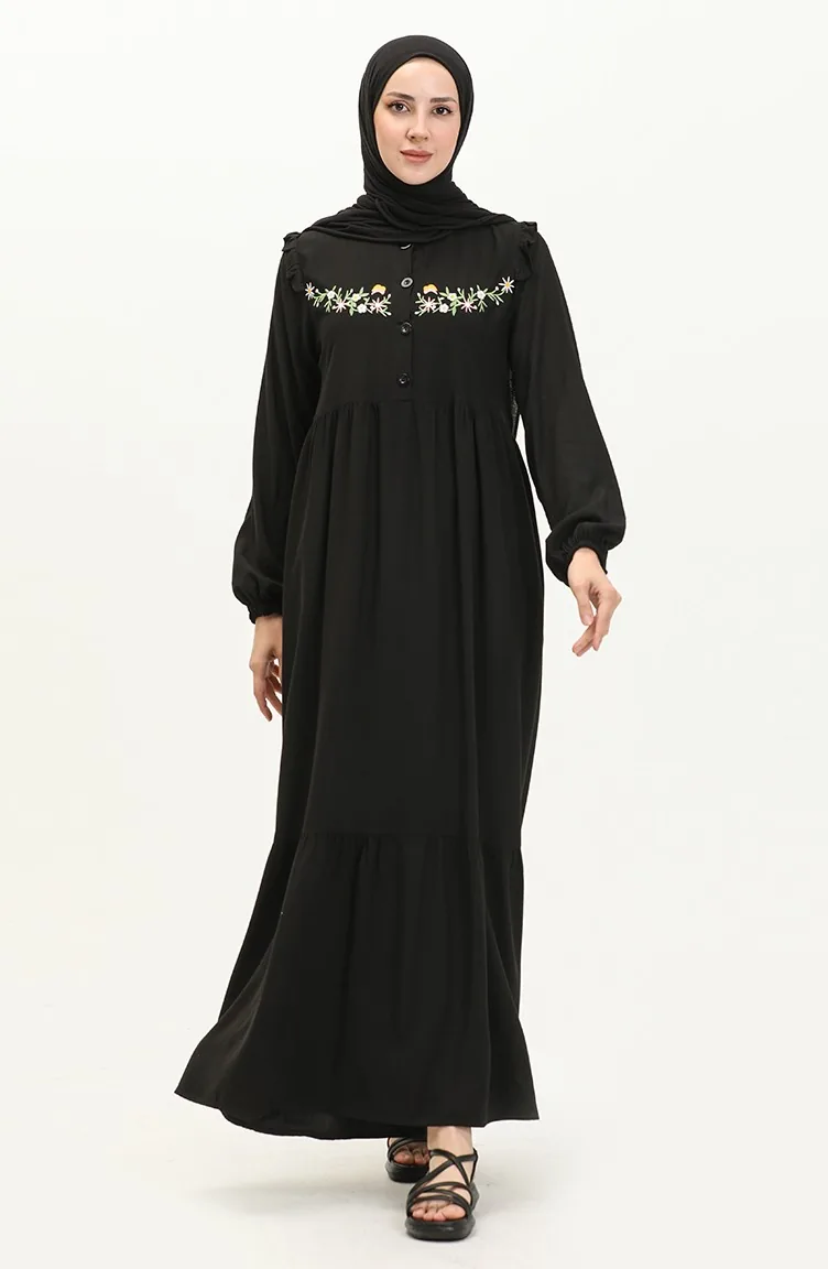 Besticktes Belmando-Kleid 22Y8727-11 Schwarz 22Y8727-11