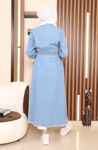 Jeansblau Abayas 14533