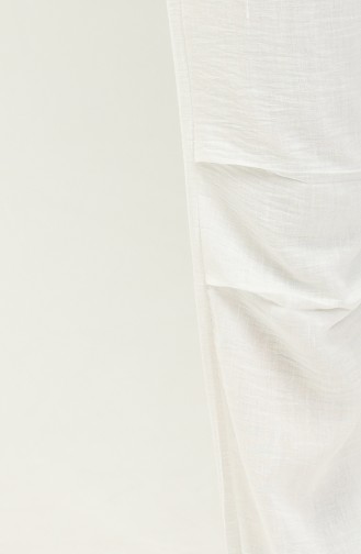 Side Pocket Linen Trousers 5107-03 white 5107-03