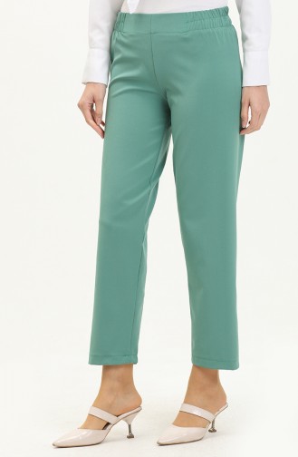 Pantalon Taille Élastique 1983H-06 Vert Noisette Foncé 1983H-06