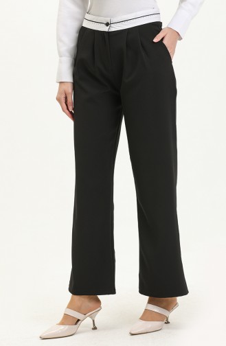 Pantalon Noir 6706