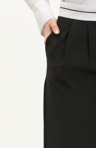 Pantalon Noir 6706