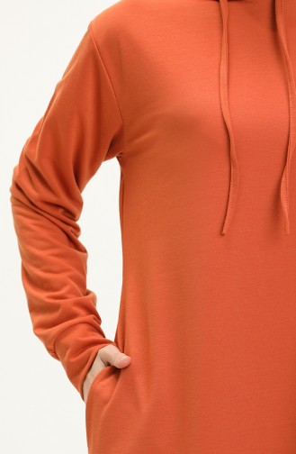 Sportkleid mit Kapuze aus zwei Garnen 0008-03 Fliese 0008-03