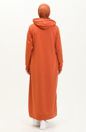Sportkleid mit Kapuze aus zwei Garnen 0008-03 Fliese 0008-03