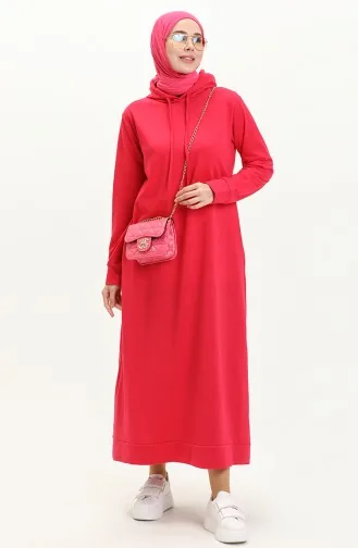 Robe Sport à Capuche 0008-04 Fushia 0008-04