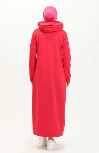 Robe Sport à Capuche 0008-04 Fushia 0008-04