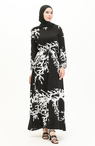 Black İslamitische Jurk 0027-01