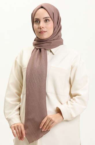Karaca Krınkıl Şal 81005-08 Koyu Kahverengi