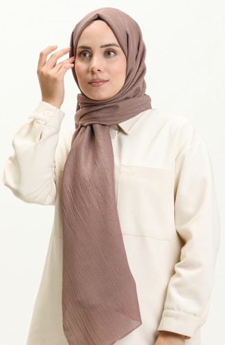 Karaca Krınkıl Şal 81005-08 Koyu Kahverengi