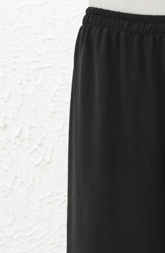 Aerobin Fabric wide Leg Trousers 0045-01 Black 0045-01