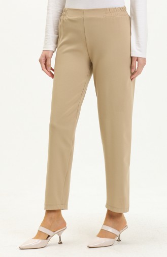 Pantalon Taille Élastique 1983F-08 Camel 1983F-08