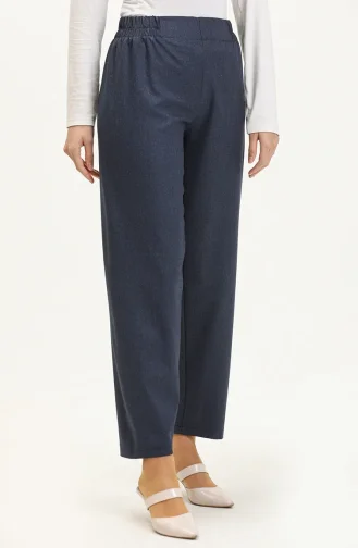 Elastic Waist Pants 1983-18 Denim Color 1983G-06