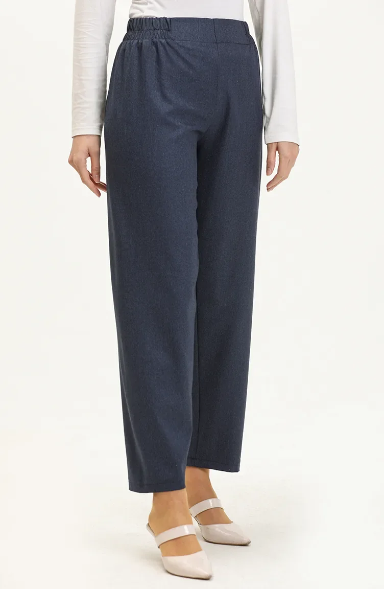 Elastic Waist Pants 1983-18 Denim Color 1983G-06