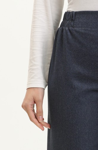 Elastic Waist Pants 1983-18 Denim Color 1983G-06