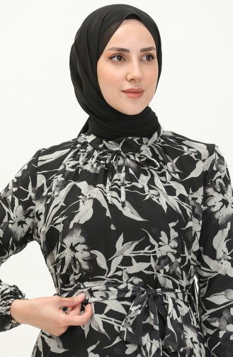 Black İslamitische Jurk 91821-04