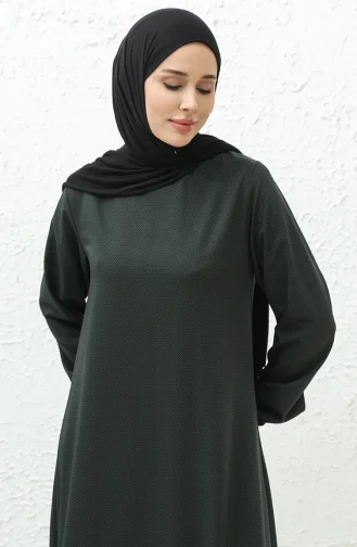 Robe Jupe A Volants 0007-03 Vert Foncé 0007-03