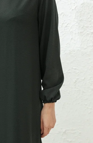 Robe Jupe A Volants 0007-03 Vert Foncé 0007-03