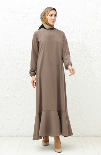 Kleid mit Rock 0007A-02 Nerz 0007A-02