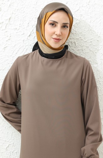 Kleid mit Rock 0007A-02 Nerz 0007A-02