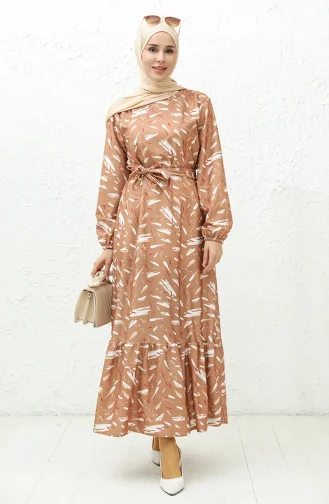 Robe à Motifs 0009-02 Tabac 0009-02