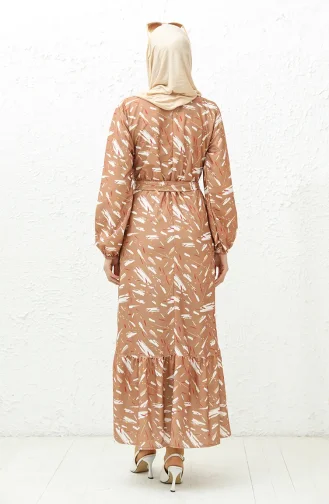 Robe à Motifs 0009-02 Tabac 0009-02